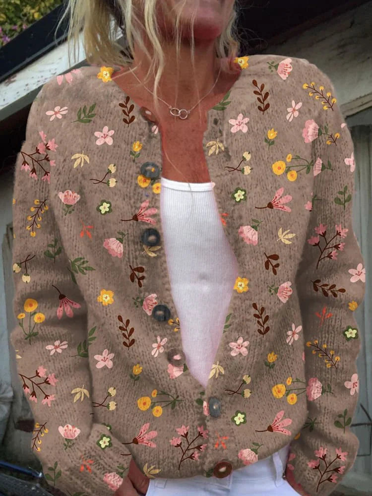Irma™ | Cardigan with floral pattern