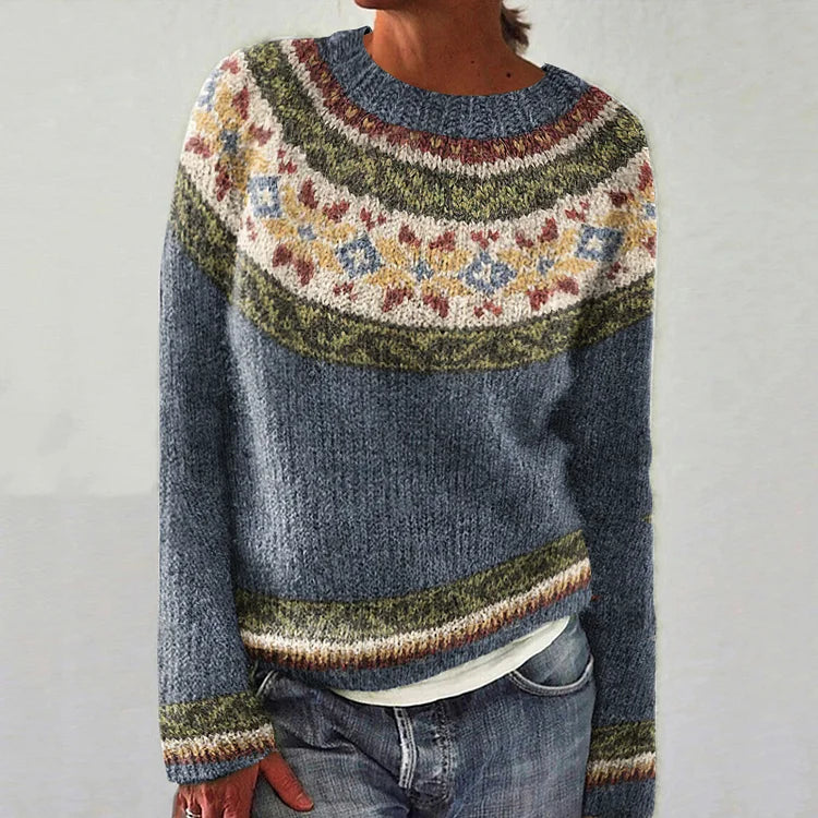 ORIANNA™ | RETRO COLOUR-BLOCK JUMPER