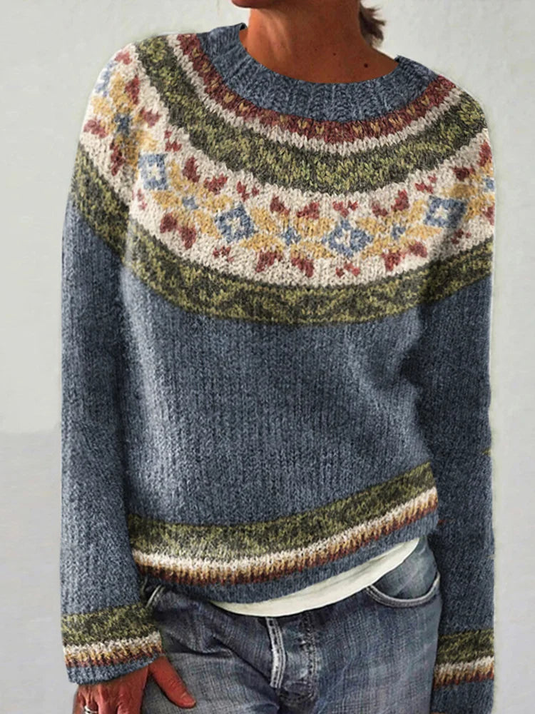 ORIANNA™ | RETRO COLOUR-BLOCK JUMPER