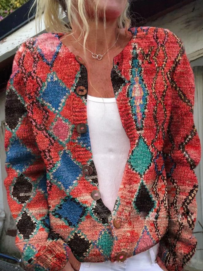 Irma™ | Cardigan with floral pattern