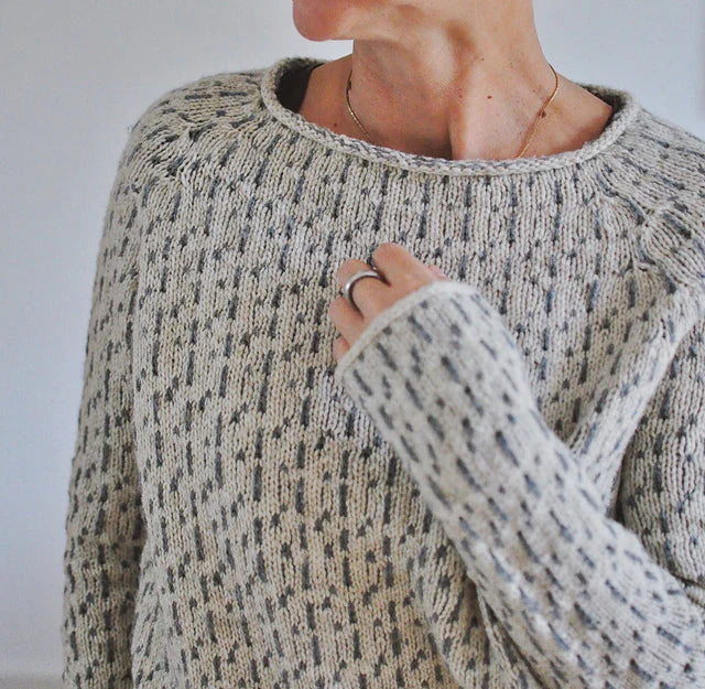 Viviana™ | Chic grey jumper with boot neck