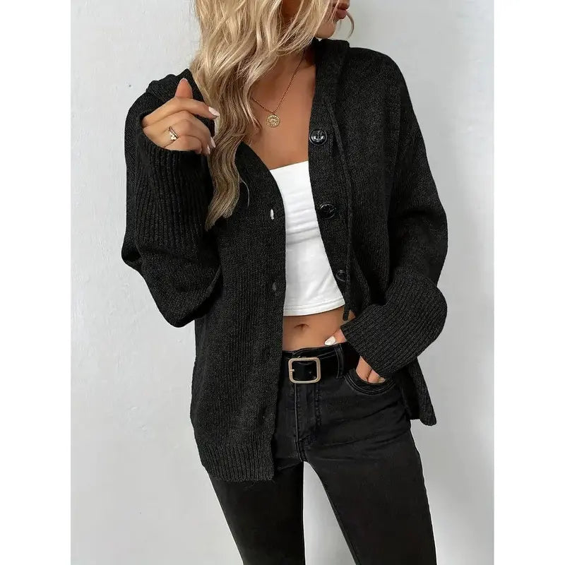 Helene™ | Fashionable hooded cardigan