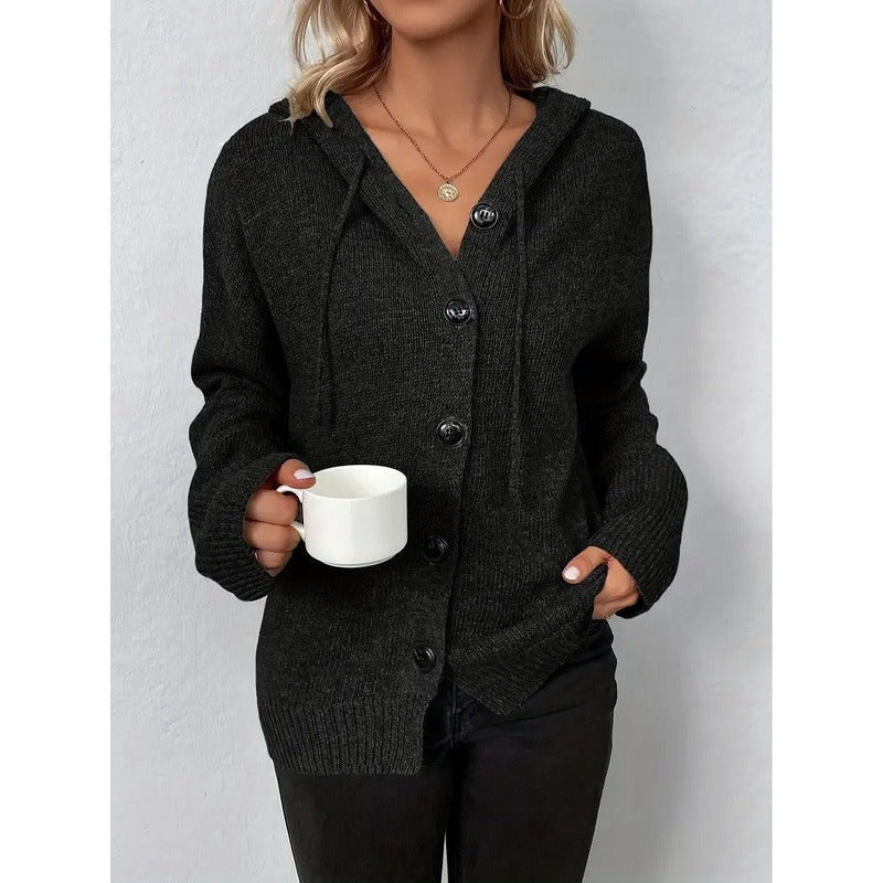 Helene™ | Fashionable hooded cardigan