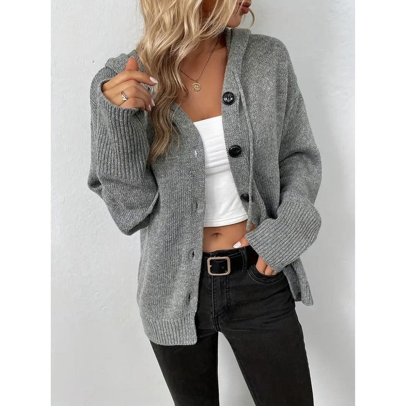 Helene™ | Fashionable hooded cardigan