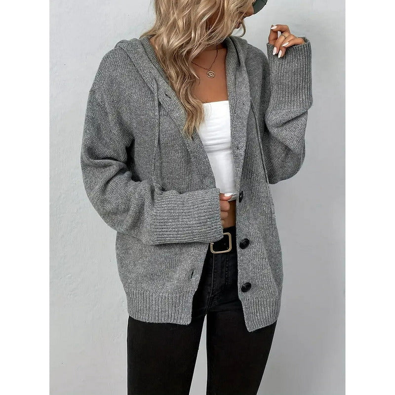 Helene™ | Fashionable hooded cardigan