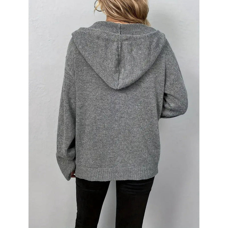Helene™ | Fashionable hooded cardigan