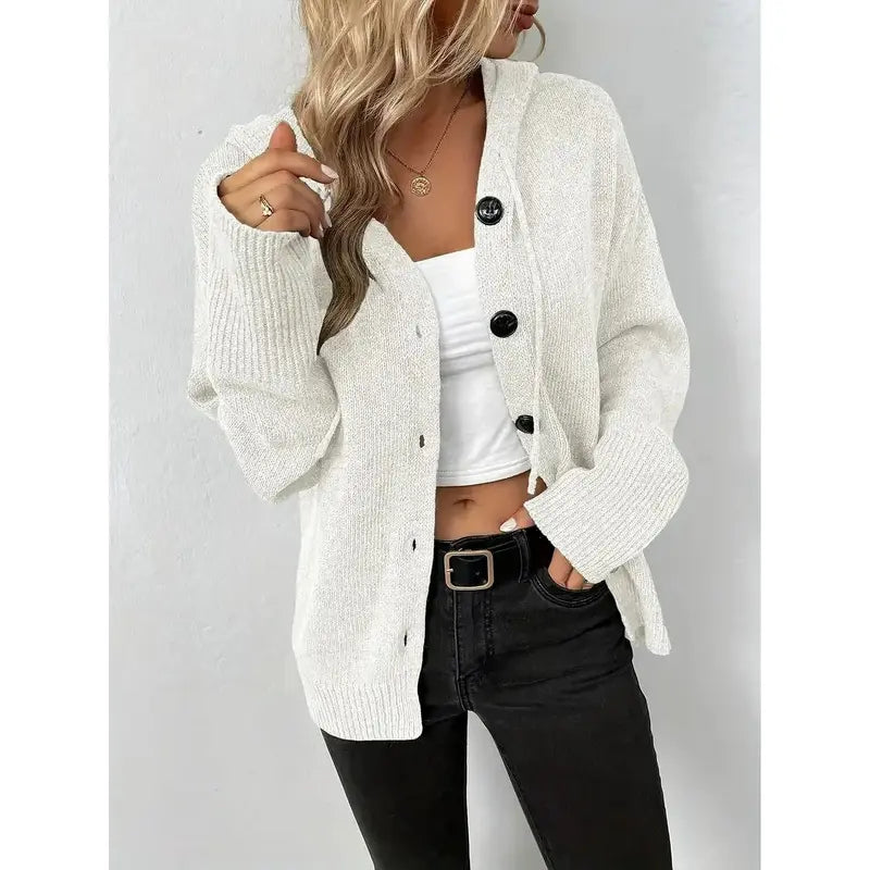 Helene™ | Fashionable hooded cardigan